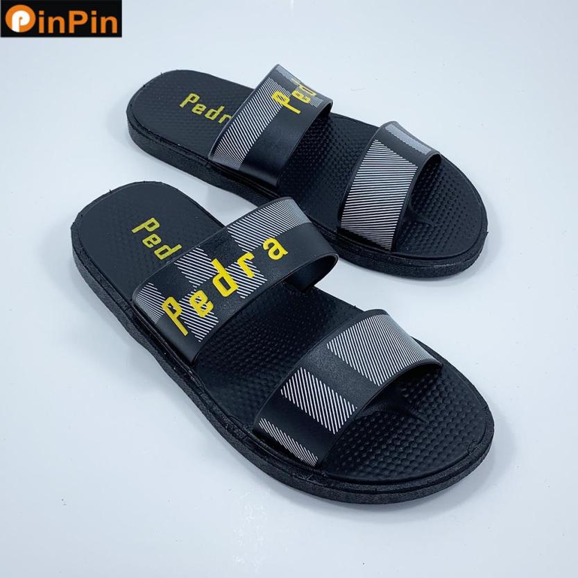 Dép nam quai sọc Pedra PinPin đế PVC không thấm nước chắc chắn - hh003 giá rẻ