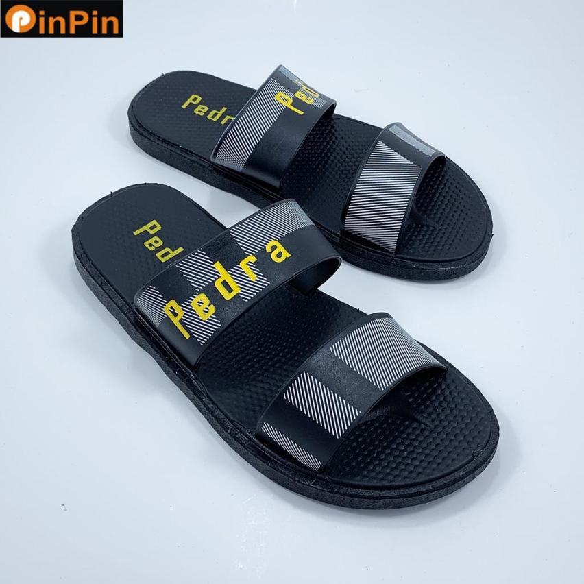 Dép nam quai sọc Pedra PinPin đế PVC không thấm nước chắc chắn - hh003 giá rẻ