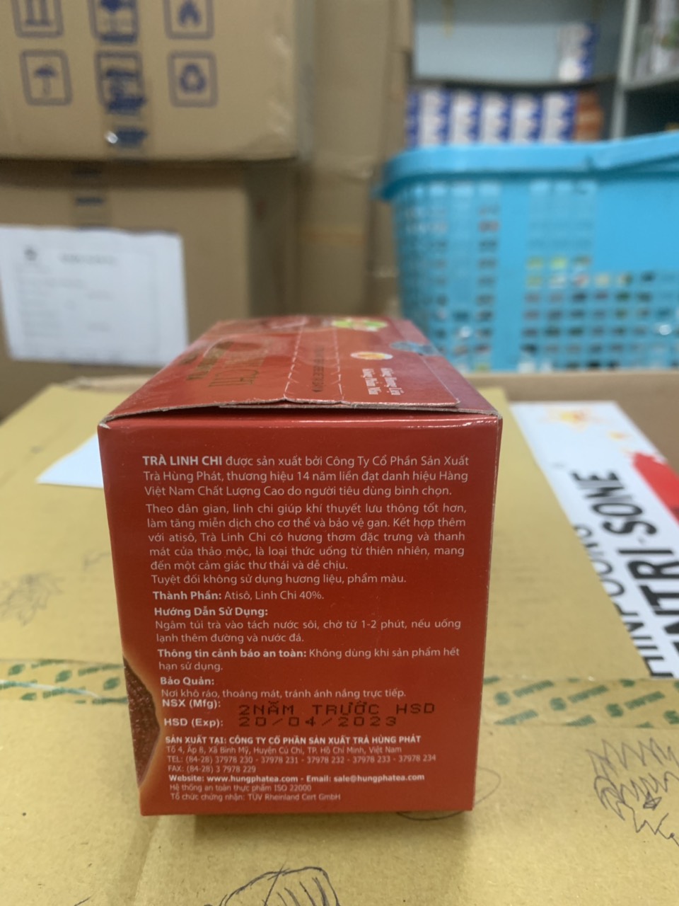 TRÀ LINH CHI (25 gói x 2g) - Thương hiệu Hùng Phát