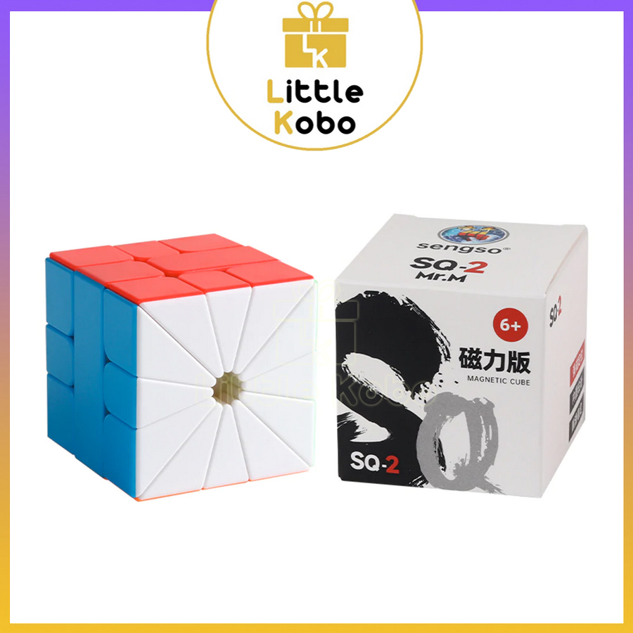 Rubik shengshou mr. m square-2 sengso mr.m sq2 rubic biến thể có nam châm đồ chơi trí tuệ trẻ em tư duy