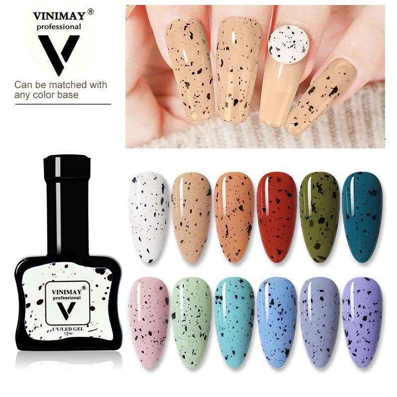 Top trứng cút ,sơn tạo hiệu ứng trứng chim cút - Nail 937