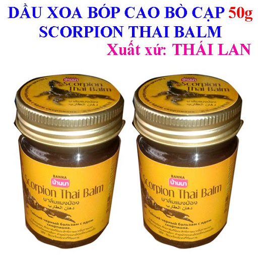 2 Chai Dầu Cù Là Bò Cạp Xoa Bóp Thái Lan