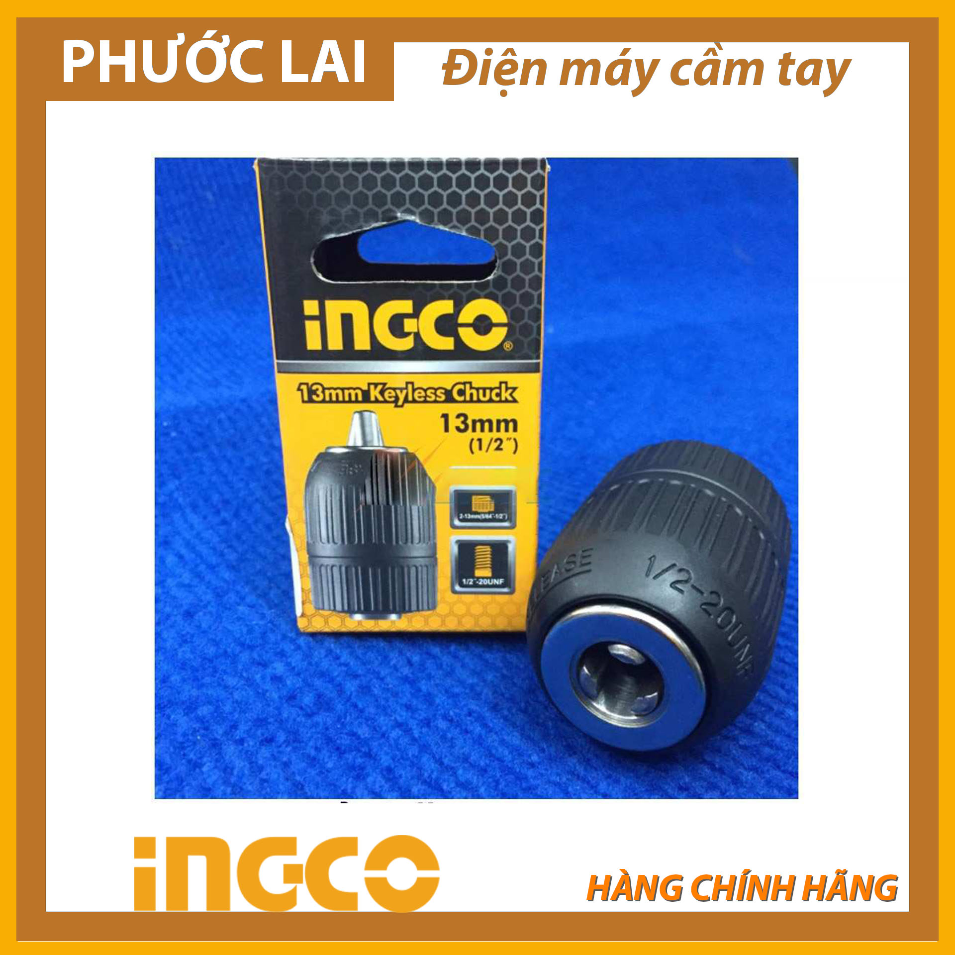 Đầu khoan tự động 13mm INGCO KCL1301