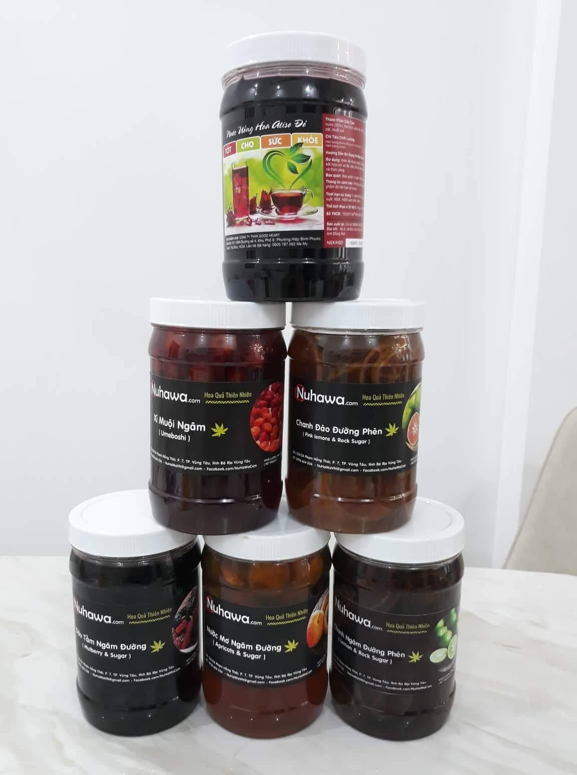 Mơ ngâm đường hộp 1kg