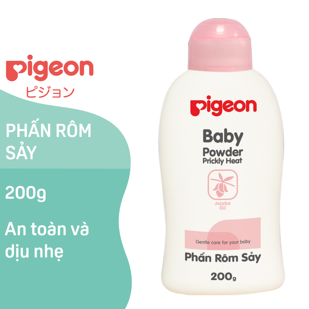 Phấn rôm sẩy Pigeon nắp màu 200g