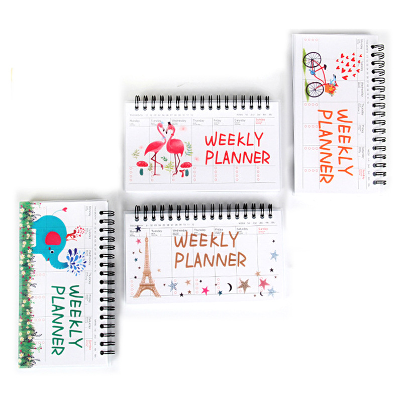 Sổ kế hoạch tuần Hình con thú đáng yêu (Weekly Planner)