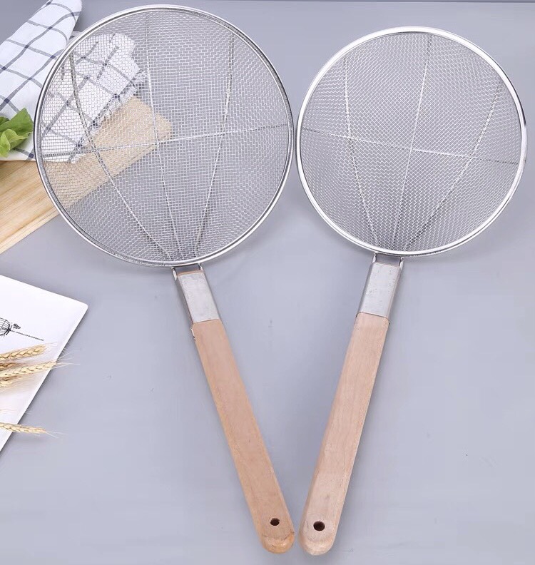Vợt mì cán gỗ tre nhiều kích thước