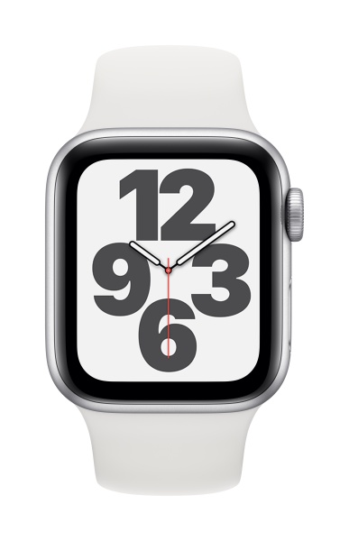 [NEW 2020] Đồng hồ thông minh Apple Watch SE 40mm (GPS) Vỏ Nhôm Bạc, Dây Cao Su Trắng (MYDM2VN/A) - Hàng chính hãng, mới 100%