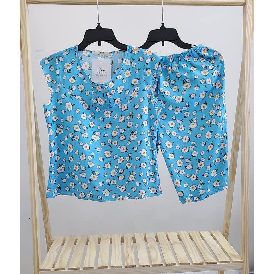 [HCM]Đồ mặc nhà - Bộ tole lanh lụa Thái dưới 70kg (giá sỉ)