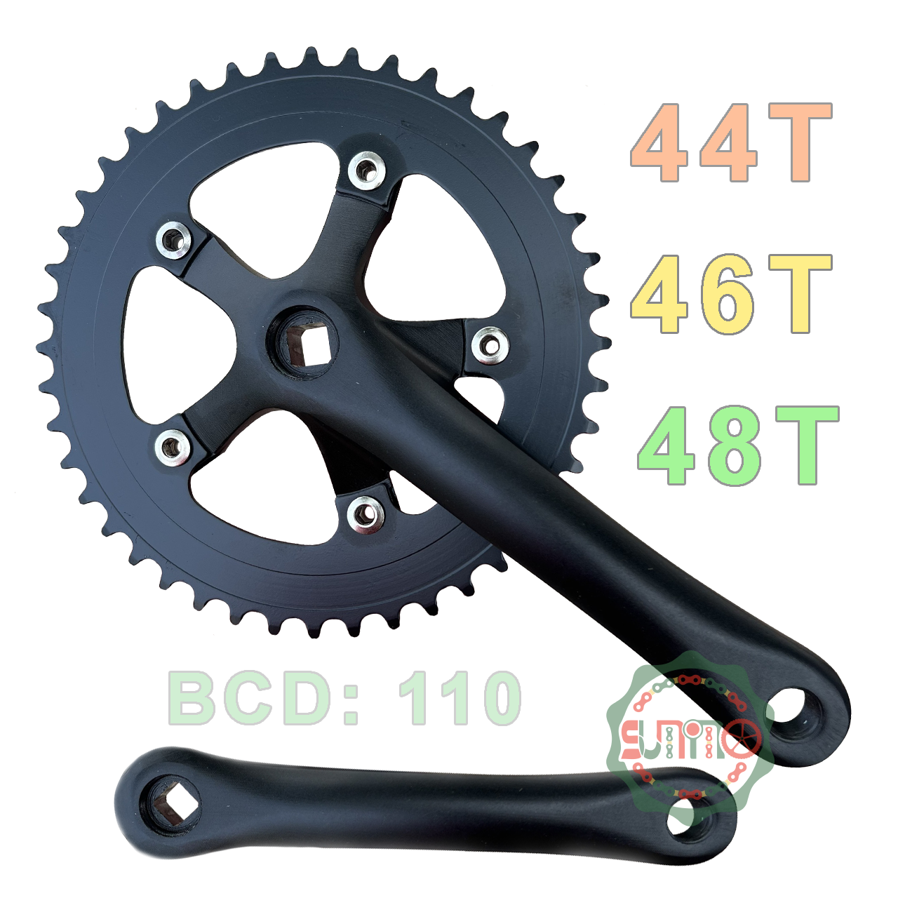 Giò dĩa nhôm 5 chấu cho xe đạp fixed gear
