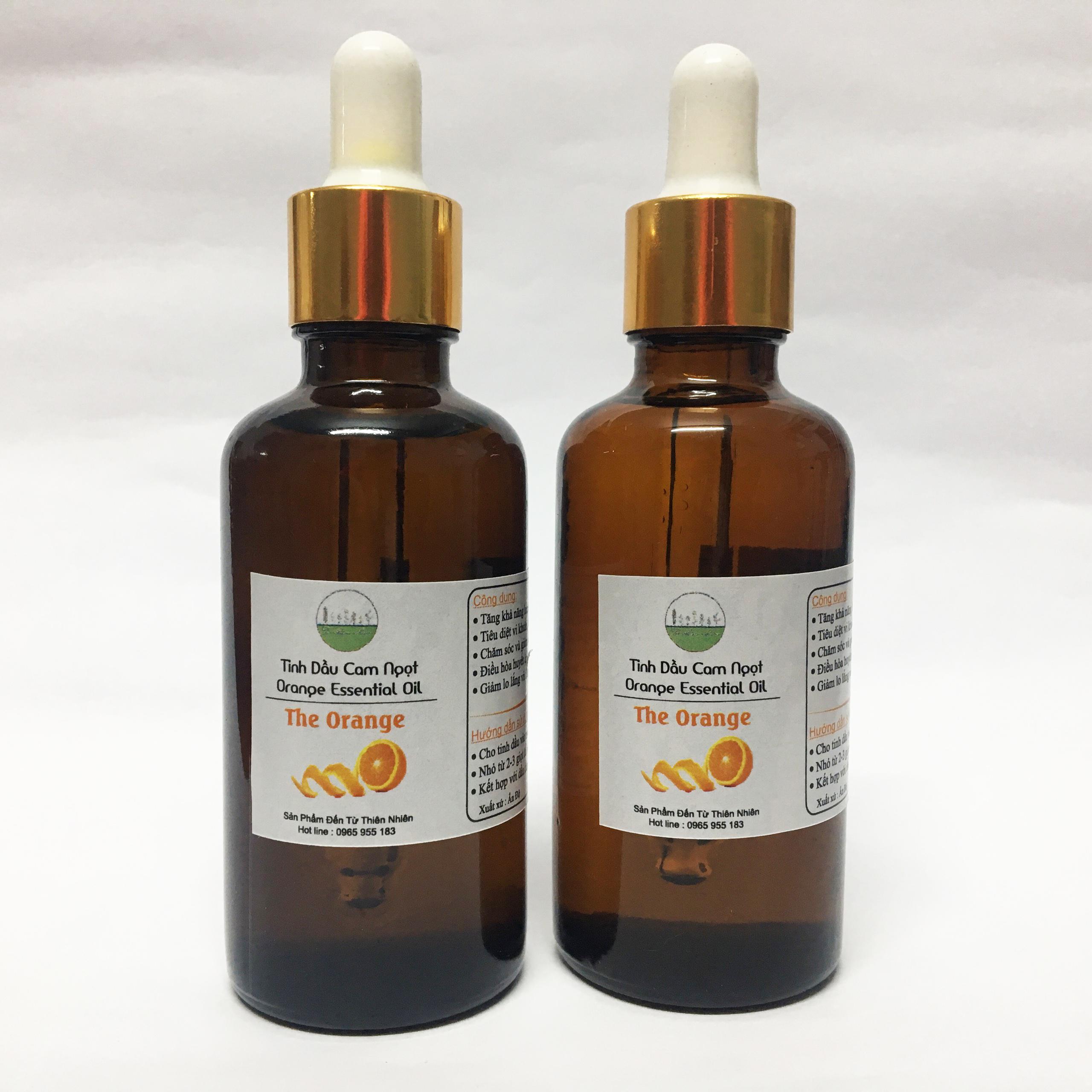 [HCM]Combo 2 Chai Tinh Dầu Cam Ngọt 100ml tuthiennhien (50ml+50m)