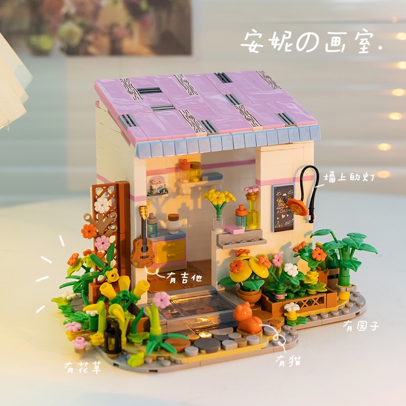 ❇ Bộ Đồ Chơi Lắp Ráp Mô Hình Đường Phố Mini Cho Bé