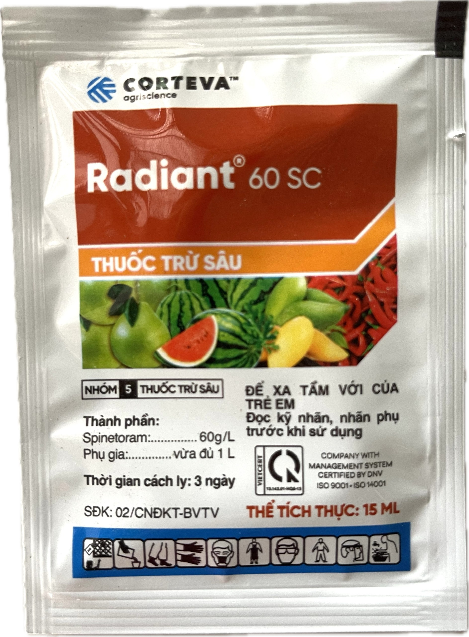Thuốc Trừ Sâu - Radiant 60SC - Gói 15ml
