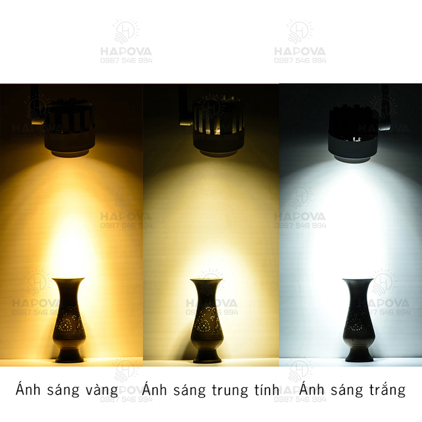 Đèn led ray, đèn rọi COB Công suất 20W HAPOVA DR 03