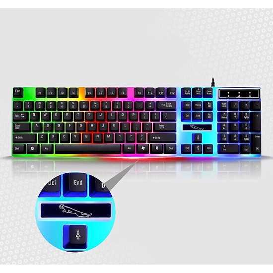 Bộ bàn phím và chuột G21B chuyên Game Led 7 màu  Phím cao đẹp và chắc chắn