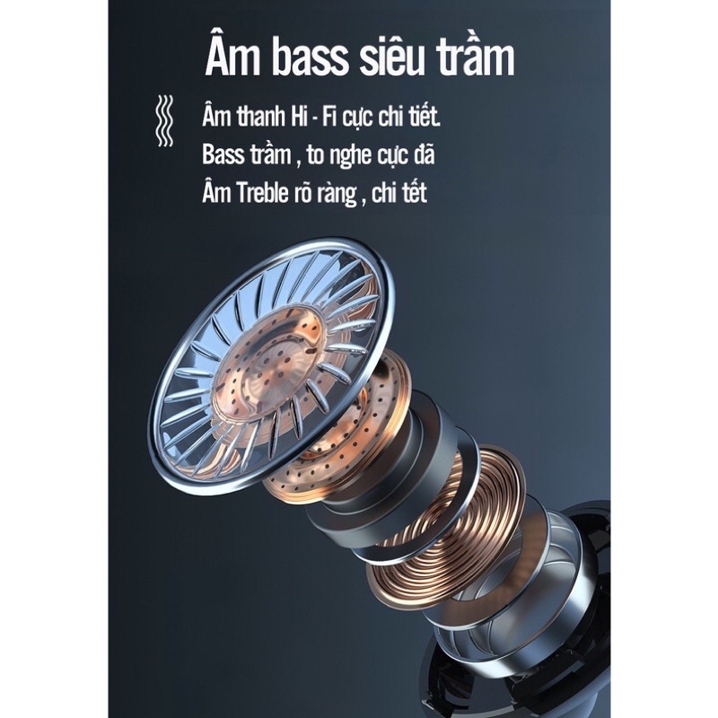 Tai Nghe Bluetooth M10 Pro, Tai Nghe Không Dây M10 Pro Phiên Bản Nâng Cấp Pin Trâu, Nút Cảm Ứng Tự Động Kết Nối