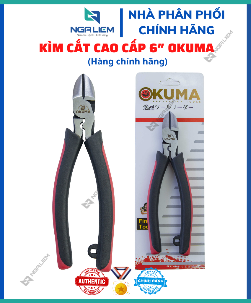 Kìm Cắt Cao Cấp (6″ - 7" - 8") OKUMA