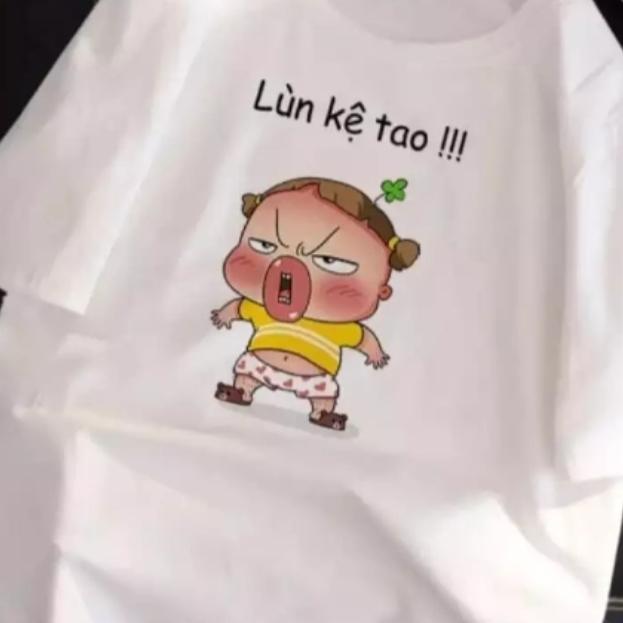 ]Áo Thun IN  LÙN KỆ TAO Nam Nữ Unisex Áo Phông Form Rộng Tay Lỡ , Thời Trang, Độc Đẹp Vải Dày Mịn Thoáng Mát, Kiểu Dáng Năng Động Trẻ Trung