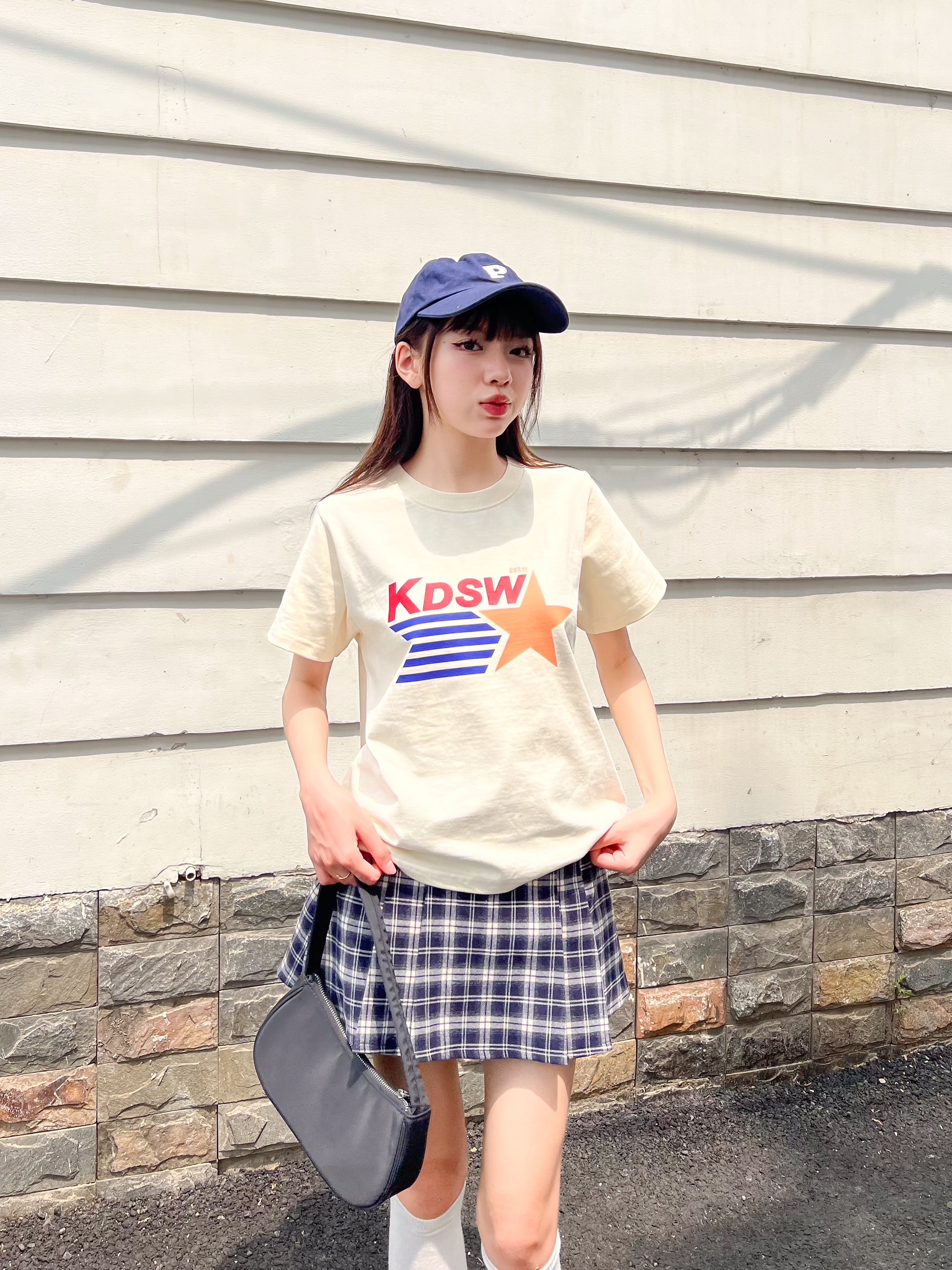 KIDO Áo thun tay ngắn cổ tròn FLAG TEE