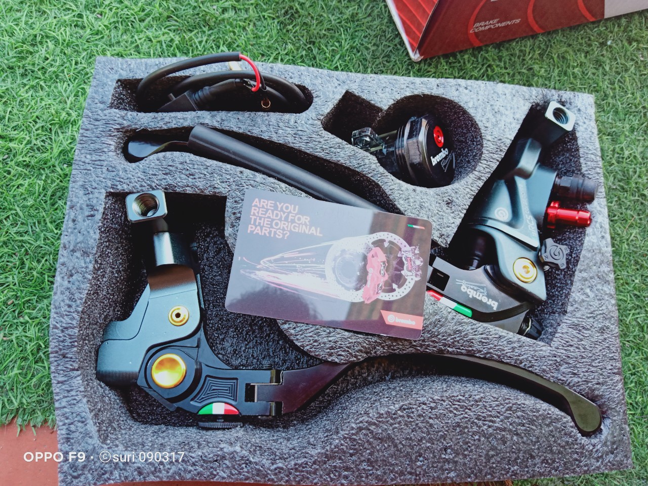 Tay thắng brembo 1 cặp full phụ kiện