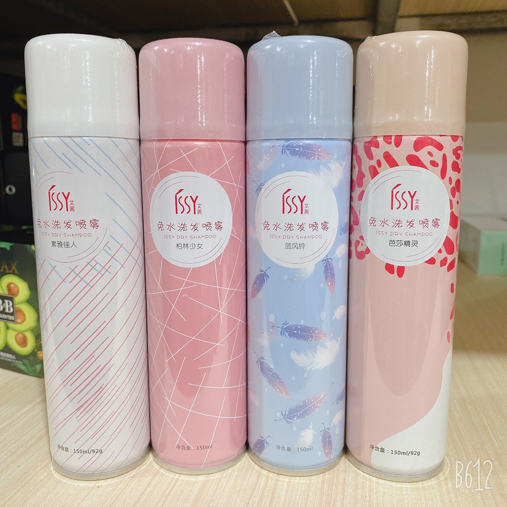 Dầu gội khô dạng xịt ISSY dành cho tóc bết