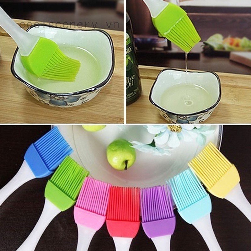 Chổi quét dầu , phết bơ, mật ong... chổi quét dầu làm bánh silicone chịu nhiệt