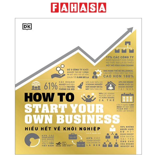 Fahasa - hiểu hết về khởi nghiệp - how to start your own business - bìa cứng