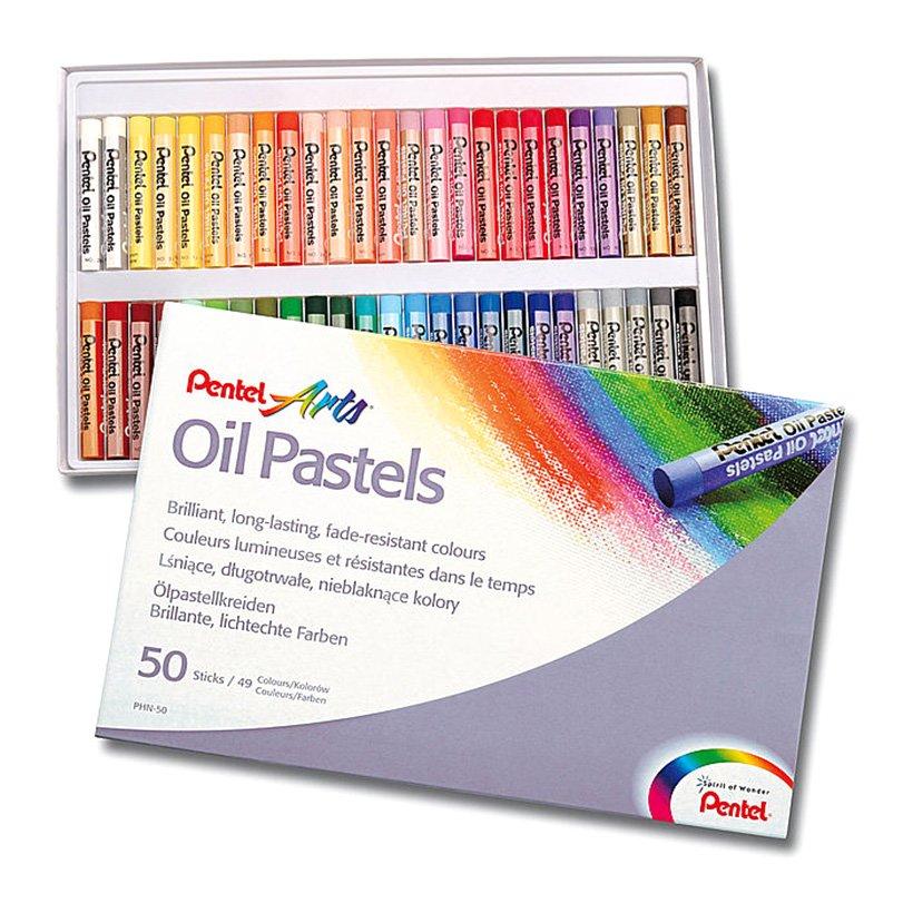 Sáp dầu 50 màu Pentel PHN-50