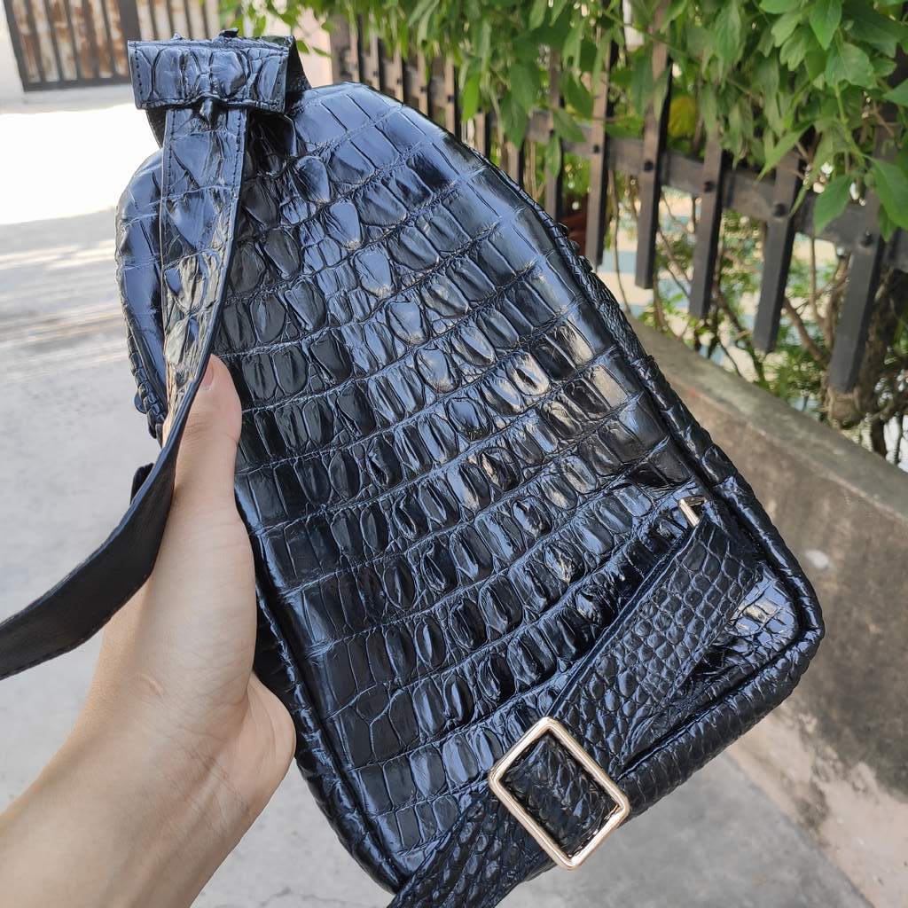 [FREE SHIP] Túi nam đeo ngực [GÙ CÁ SẤU ĐẲNG CẤP ĐÍCH THỰC]