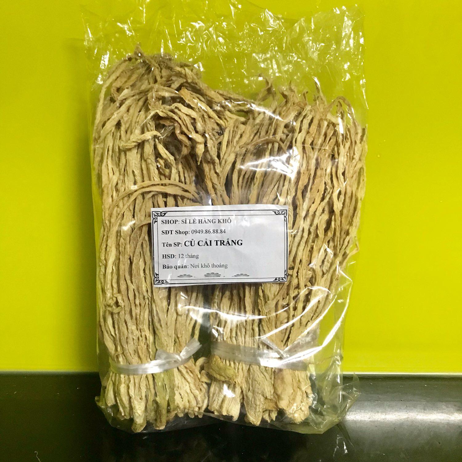 1kg củ cải trắng khô sợi to vừa