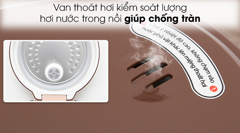 Nồi Cơm Nắp Gài Sunhouse 1 lít SHD8208C