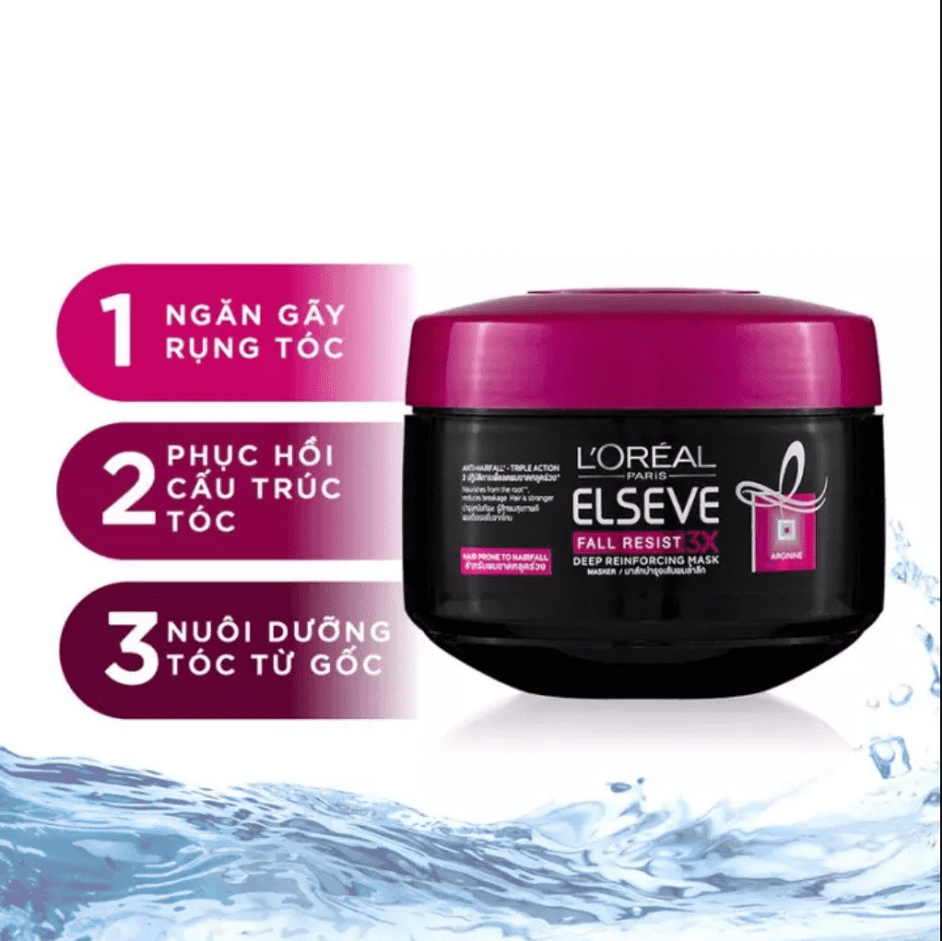 Kem Ủ L'Oreal Paris Fall Resist 3X Ngăn Rụng Tóc 200ml