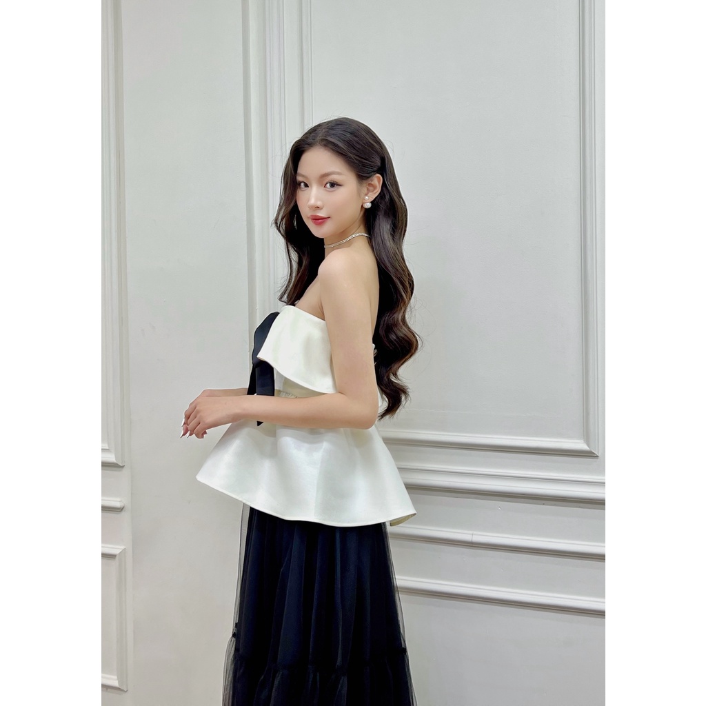 ✿ Somee studio ✿ Versailles midi skirt ✿ Chân váy midi lưới