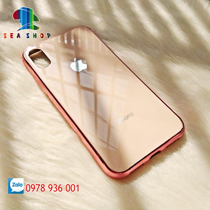 Ốp lưng Iphone Xs Max cao cấp lưng kính A11