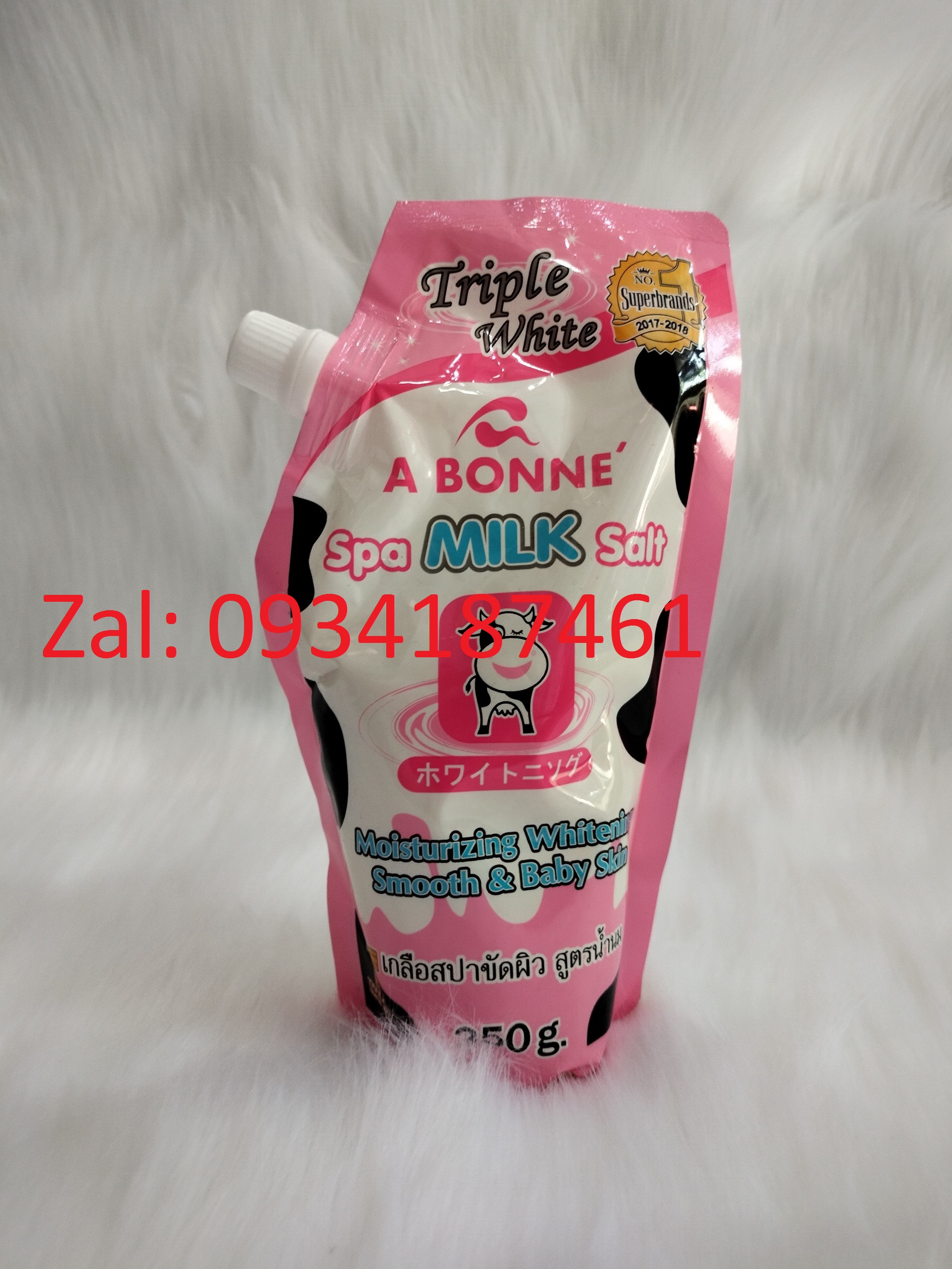 Muối tắm sữa bò, tẩy tế bào chết cho da