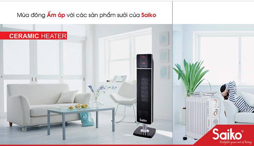 Quạt sưởi Saiko CH-2001R (CH2001R) - 2000W