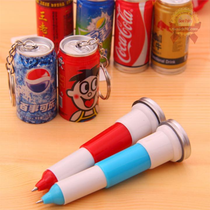 ComBo 3 - Móc khóa BÚT BI hình Lon Nước