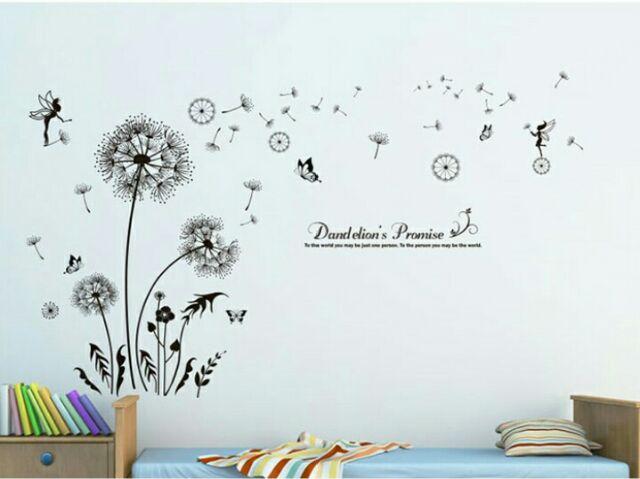 DECAL DÁN TƯỜNG BỒ CÔNG ANH ĐEN