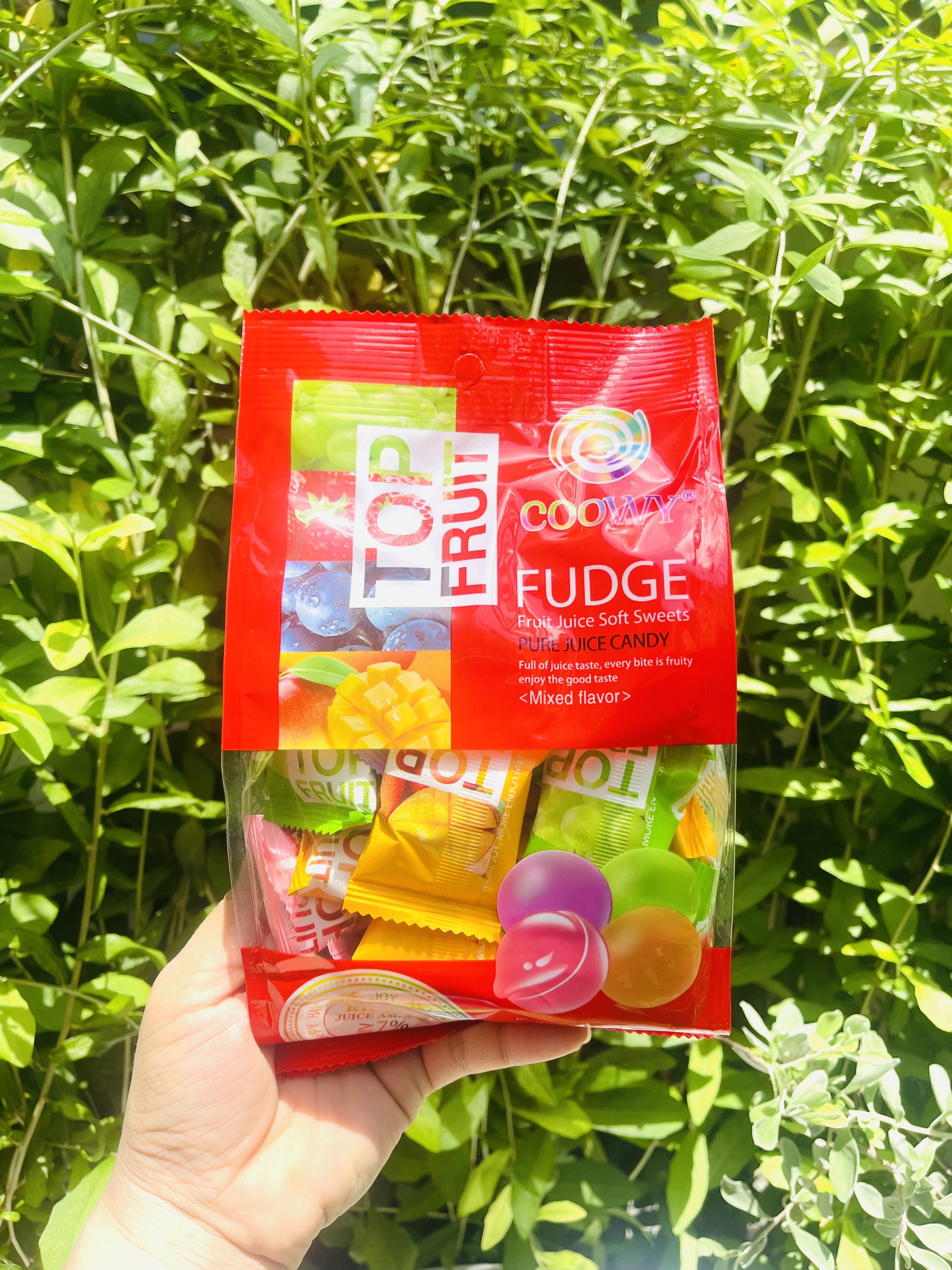 [ MIX ĐỦ VỊ ]KẸO DẺO TRÁI CÂY TOP FRUIT COOWY [MẪU MỚI 2024]