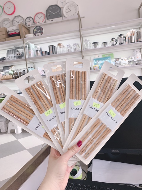 Bộ Đũa Tre 3 Đôi/Chopsticks 3 Pairs Ikea