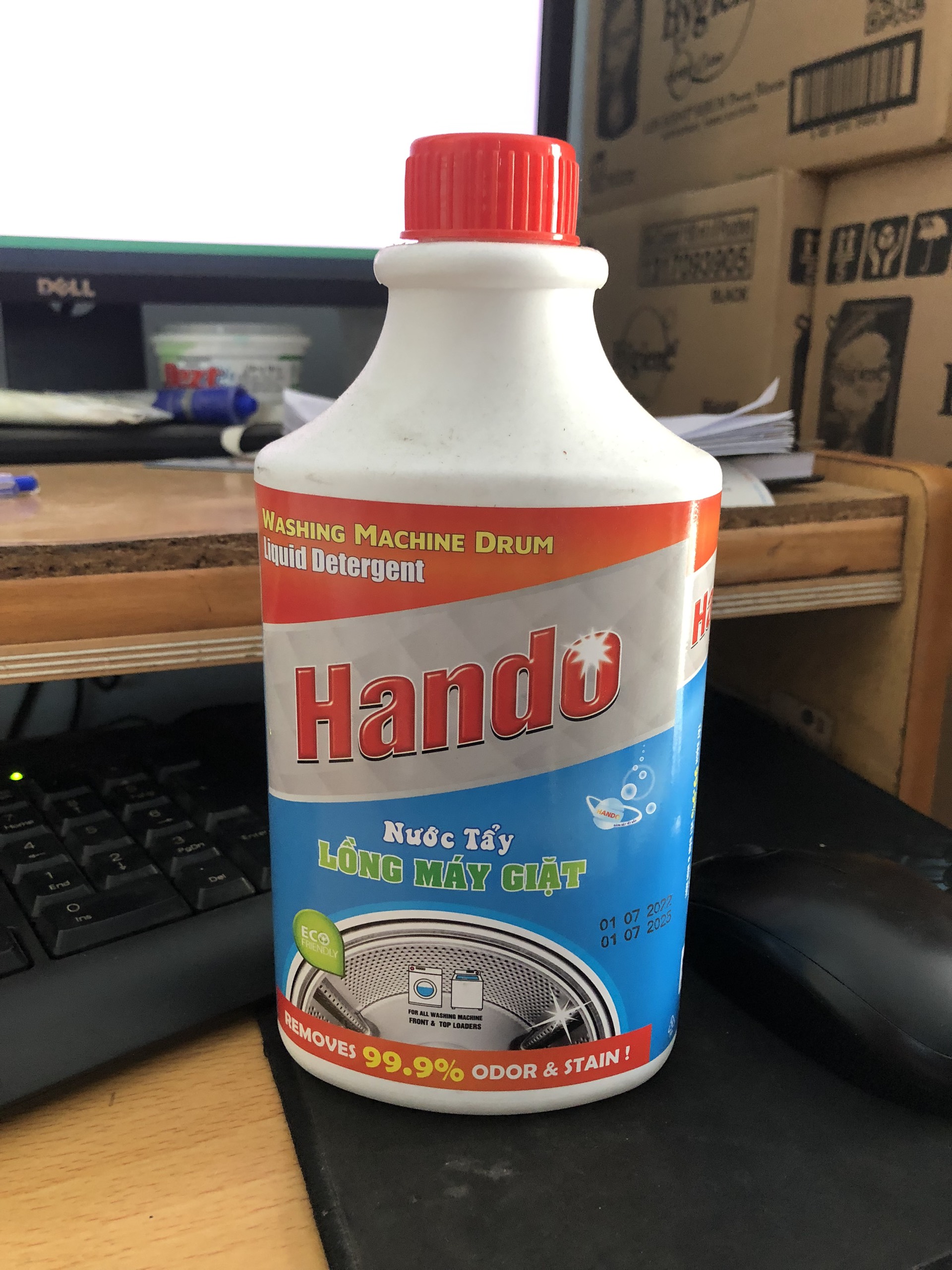 Nước tẩy lồng máy giặt Hando 800ml