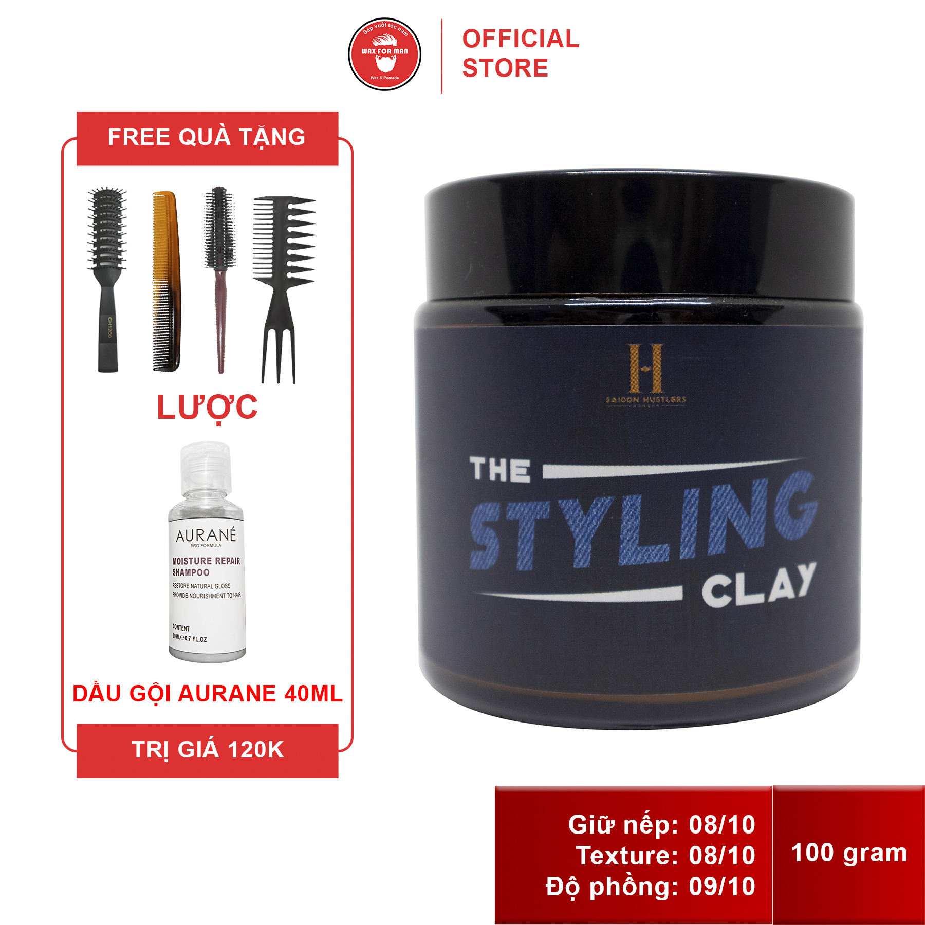 Sáp vuốt tóc The Styling Clay