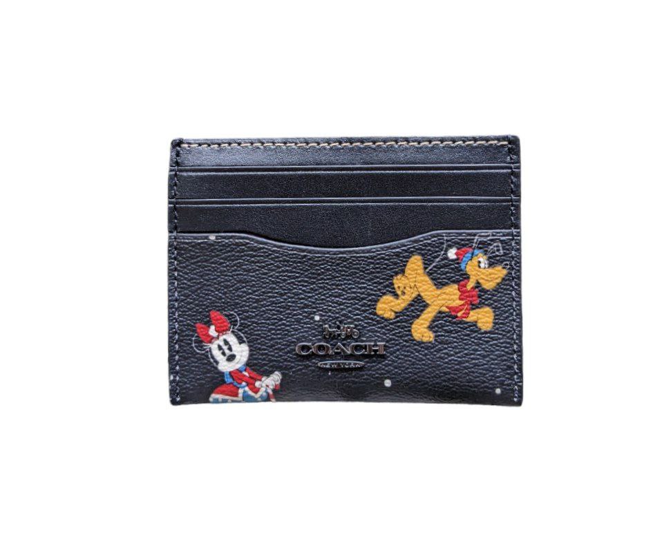 Ví Coach Card Case In Signature Canvas