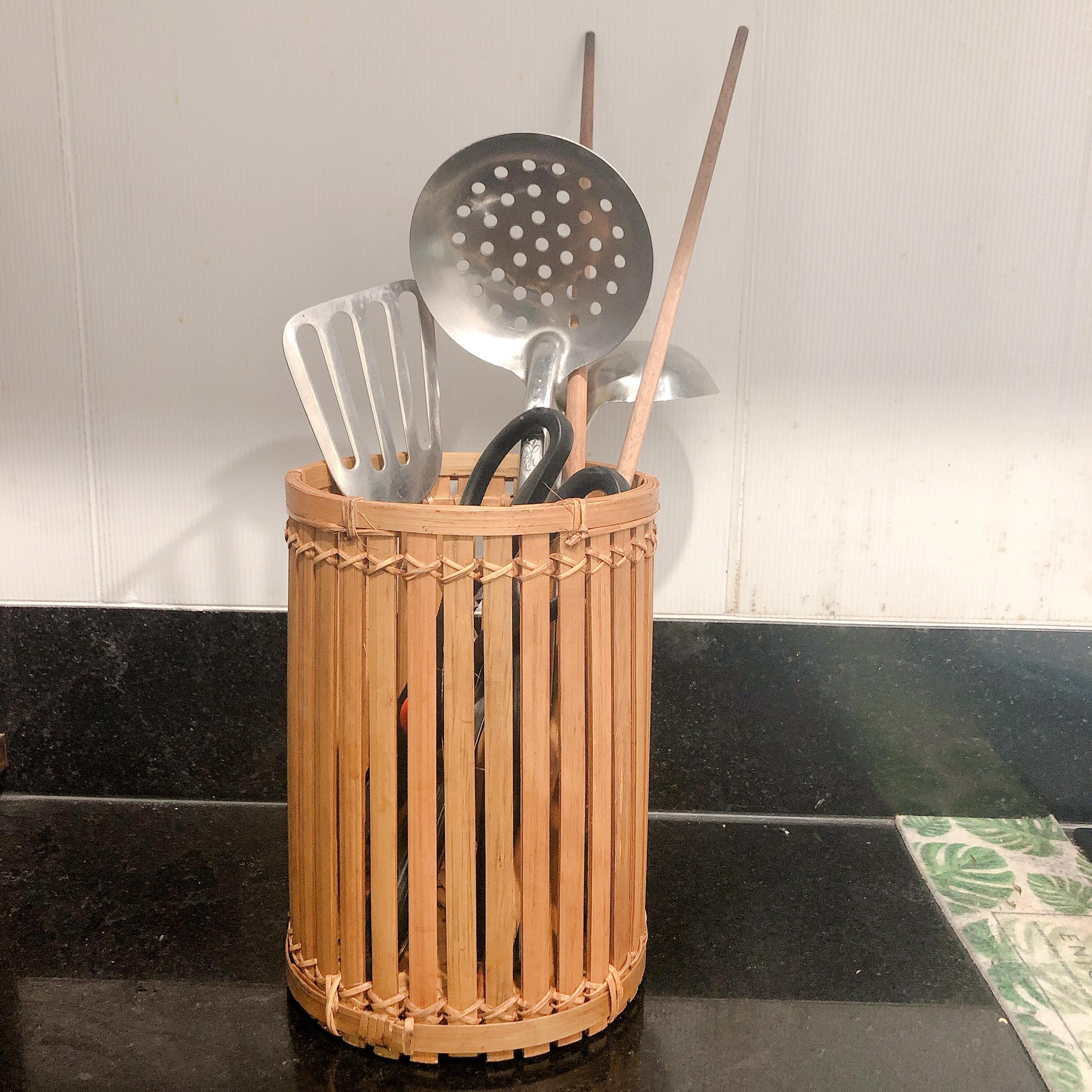 Combo 20 ống đũa tre size nhỏ đk 9 cm, cao 16 cm