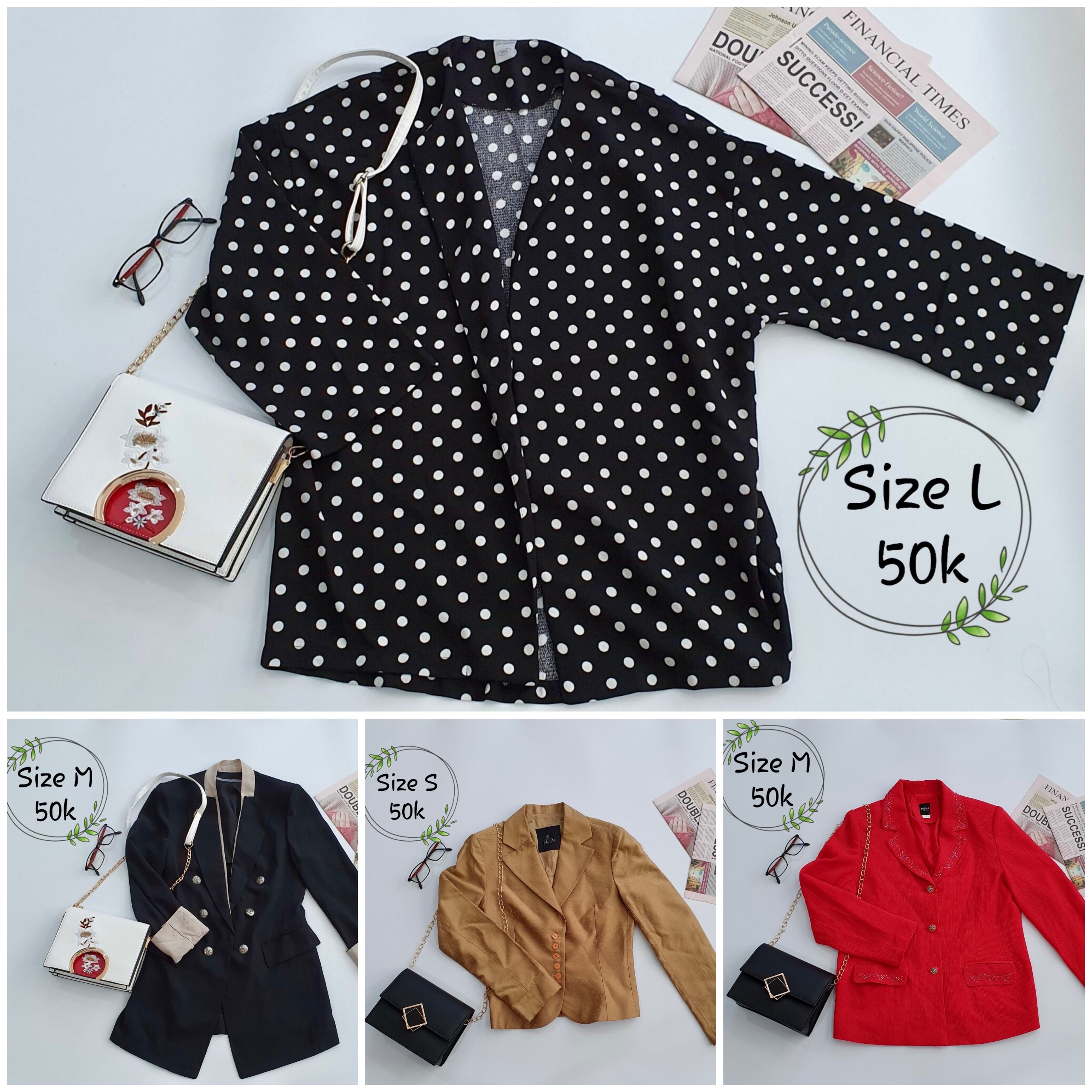 Vest, blazer nữ [2hand] đồng giá 50k