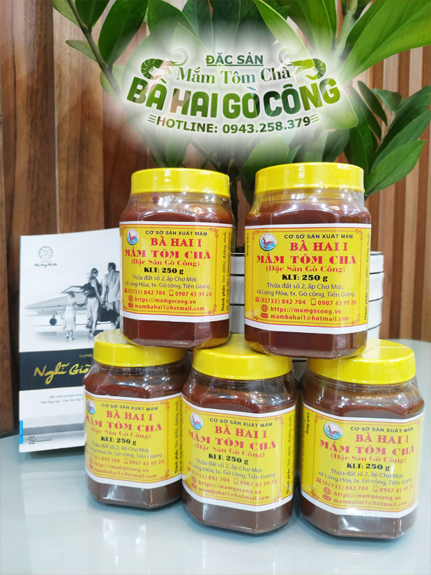 Mắm tôm chà Bà Hai Gò Công - Hủ 250g