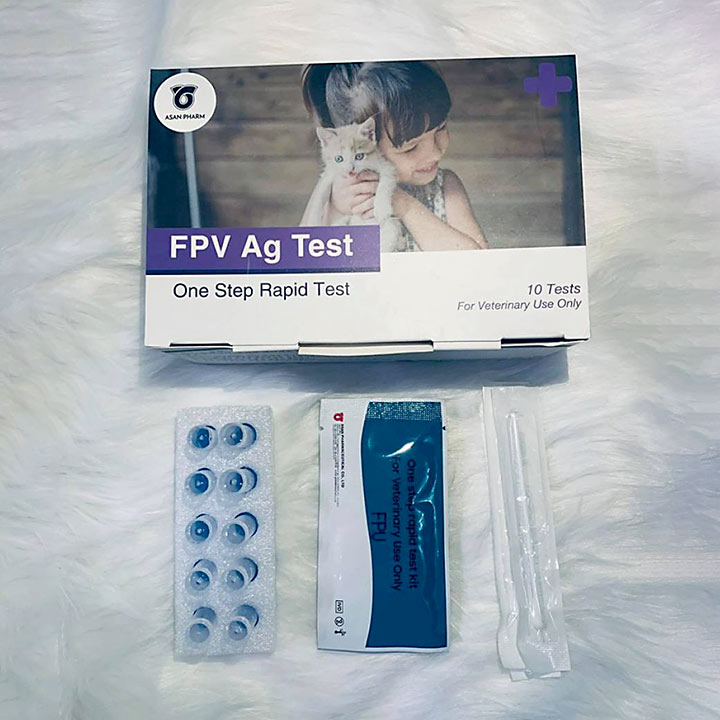 Que Test  FPV Kit Xét Nghiệm Bệnh Giảm Bạch Cầu Mèo - CutePets Phụ kiện chó mèo Pet shop Hà Nội