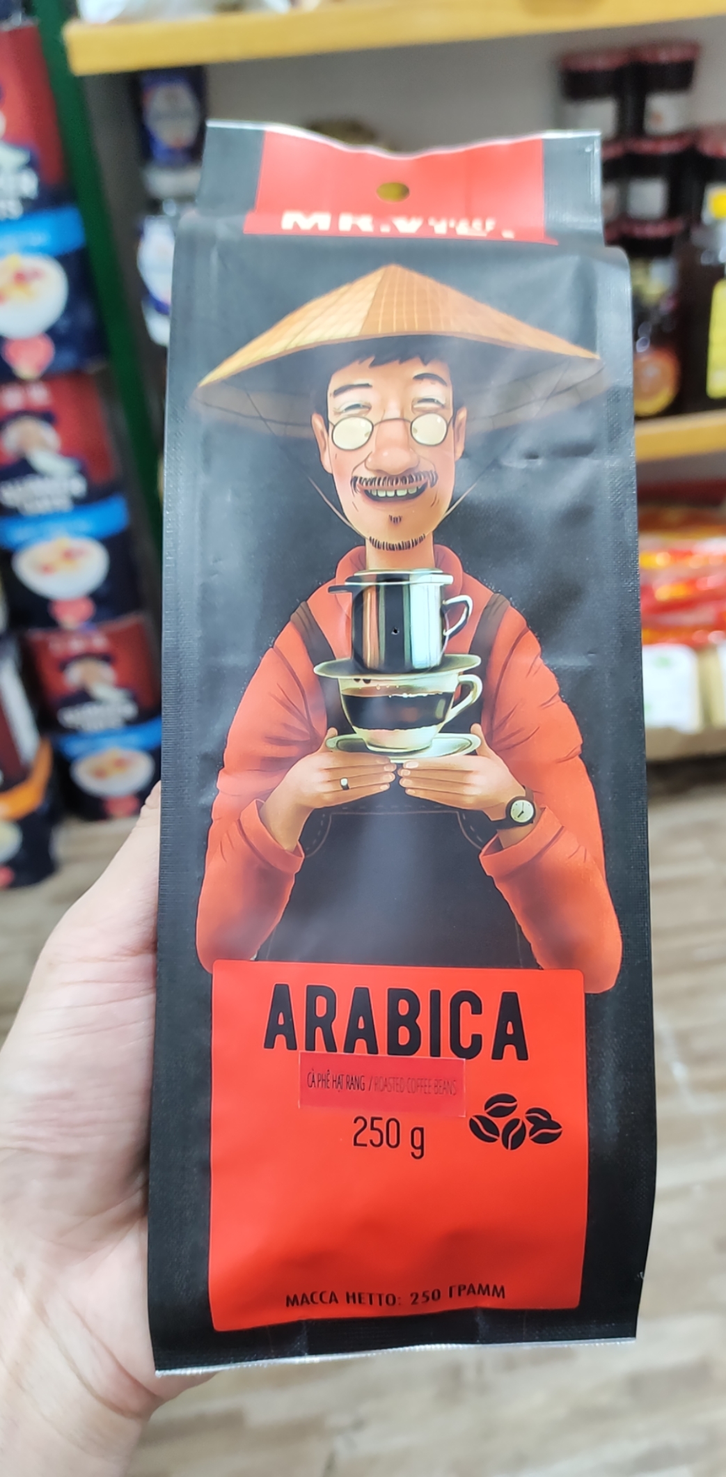 Mr Viet Arabica roasted bean coffee 250g