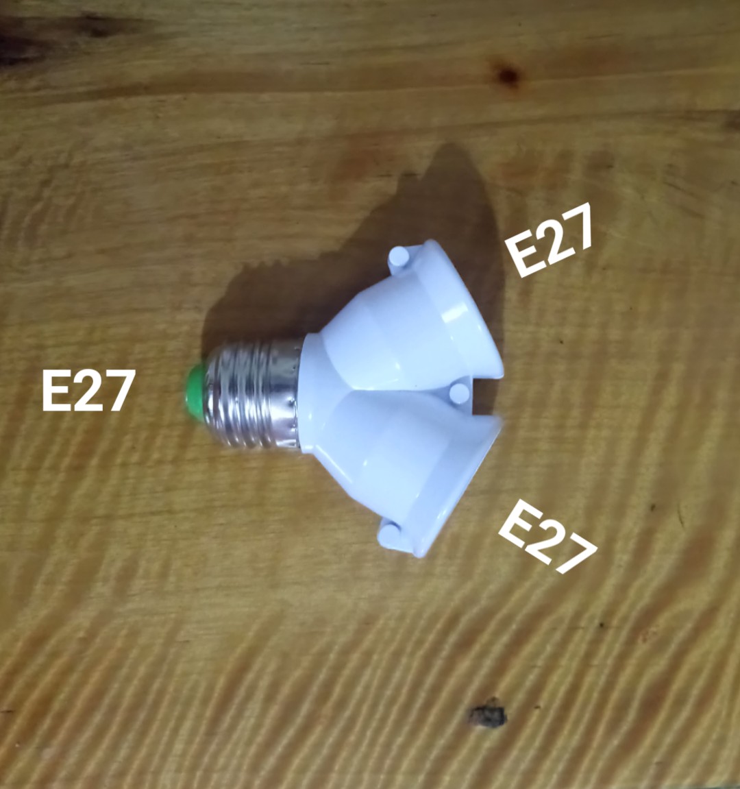 Đui xoáy từ 1 e27 ra 2 e27