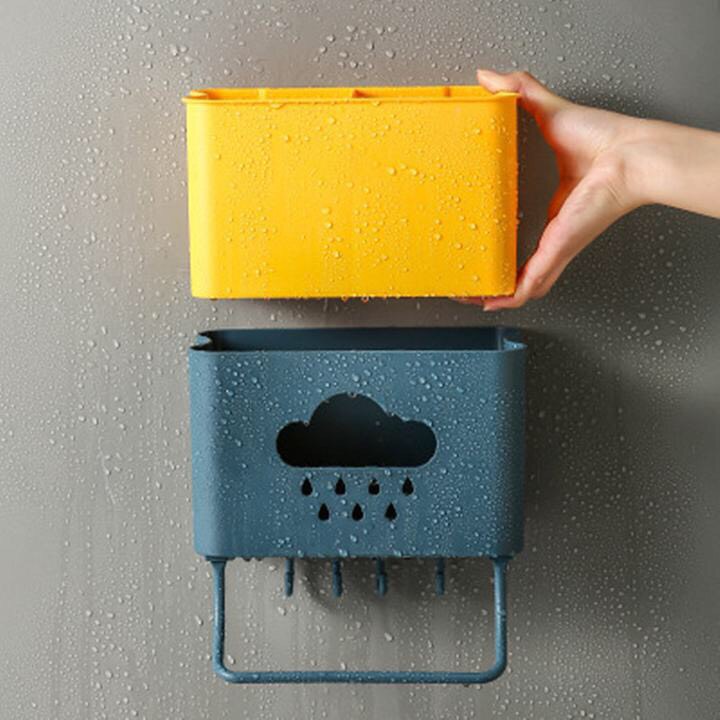 kệ đựng đồ đa năng dán tường họa tiết đám mây